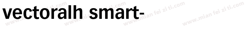 vectoralh smart字体转换